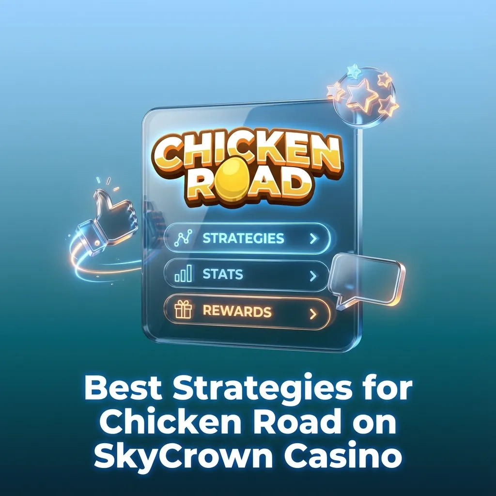 Infographic for Chicken Road on SkyCrown Casino showing tips on small bets, lower cashout multipliers, and bankroll tracking