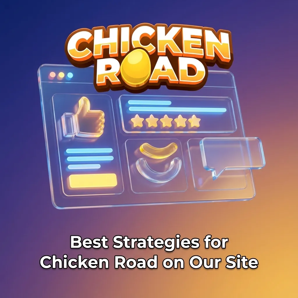 Illustration of Chicken Road strategy tips with icons for low multipliers, bankroll limits, and auto cash-out settings