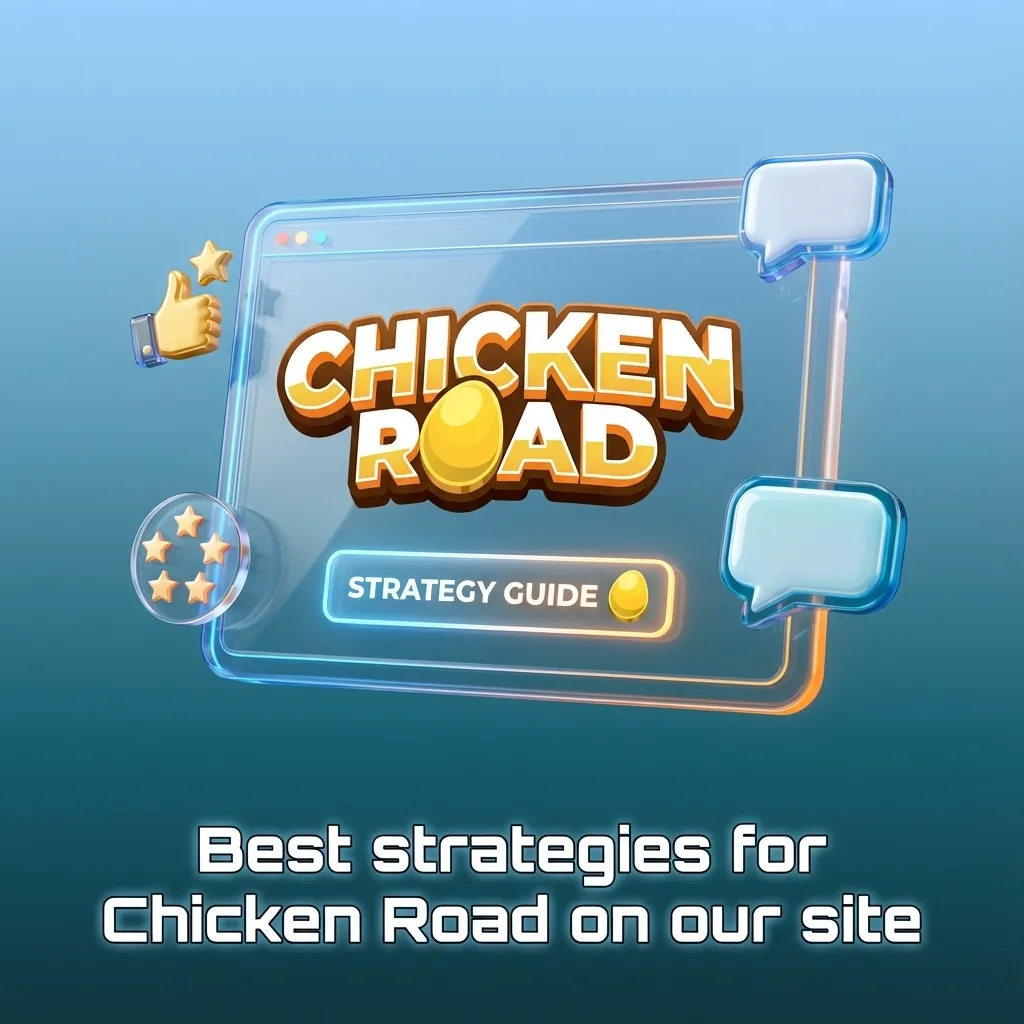 Illustration for Chicken Road game tips, showing cautious betting, auto cash out, and stats panel for Aussie players