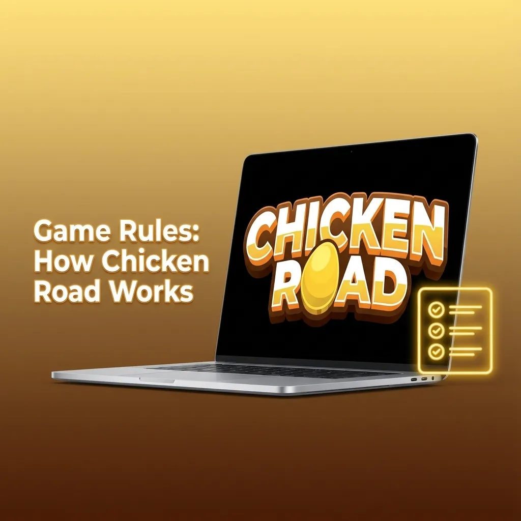Illustration of Chicken Road game showing a chicken crossing a road as the bet multiplier rises and a player choosing cash-out