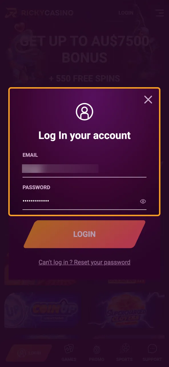 Protect your Ricky Casino access by storing login details securely on all devices.