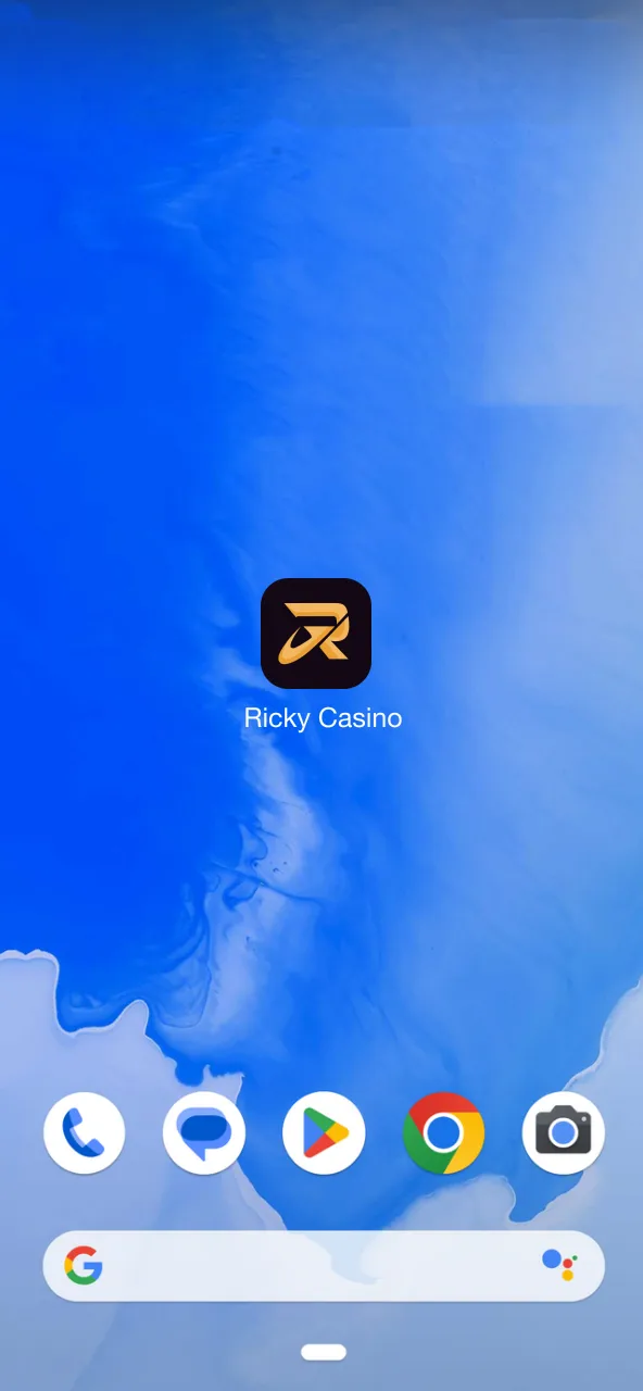 Run the Ricky Casino app, log in and search the lobby for Chicken Road.