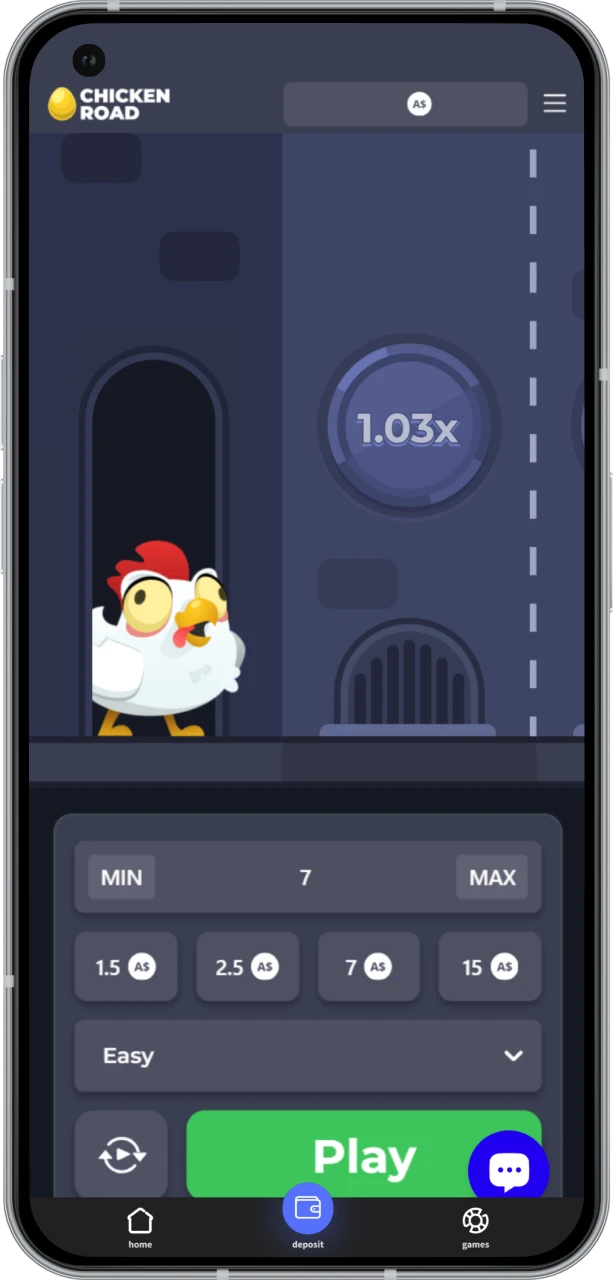 At Mirax Casino, Australian players can play Chicken Road.