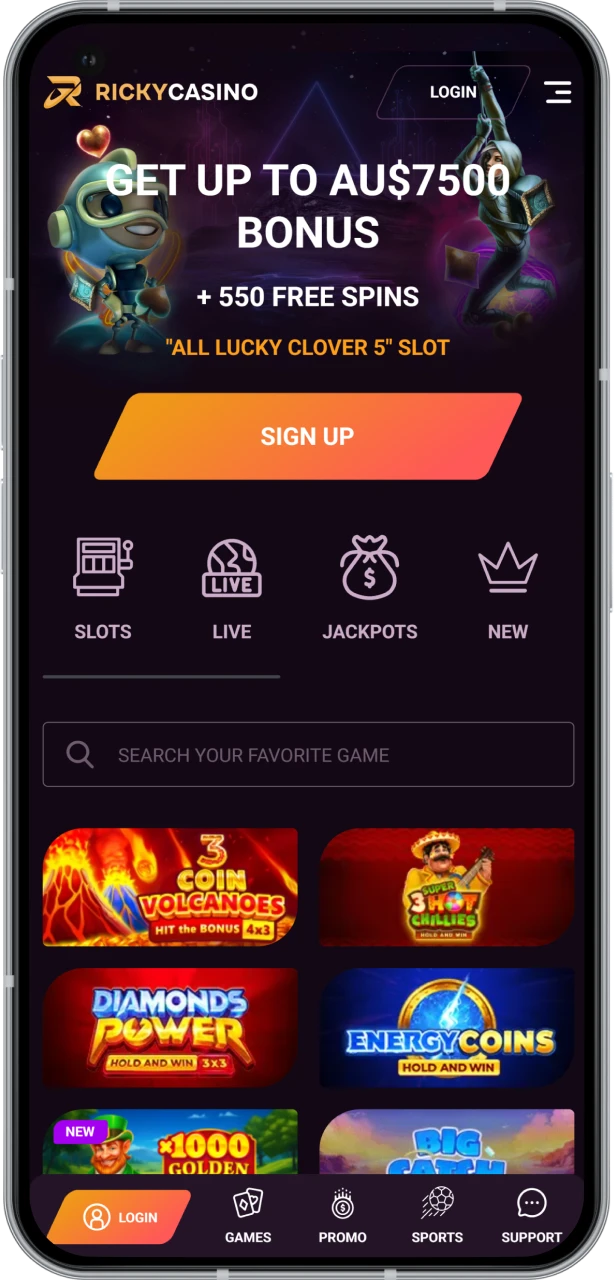 See what the Ricky Casino website can give you.
