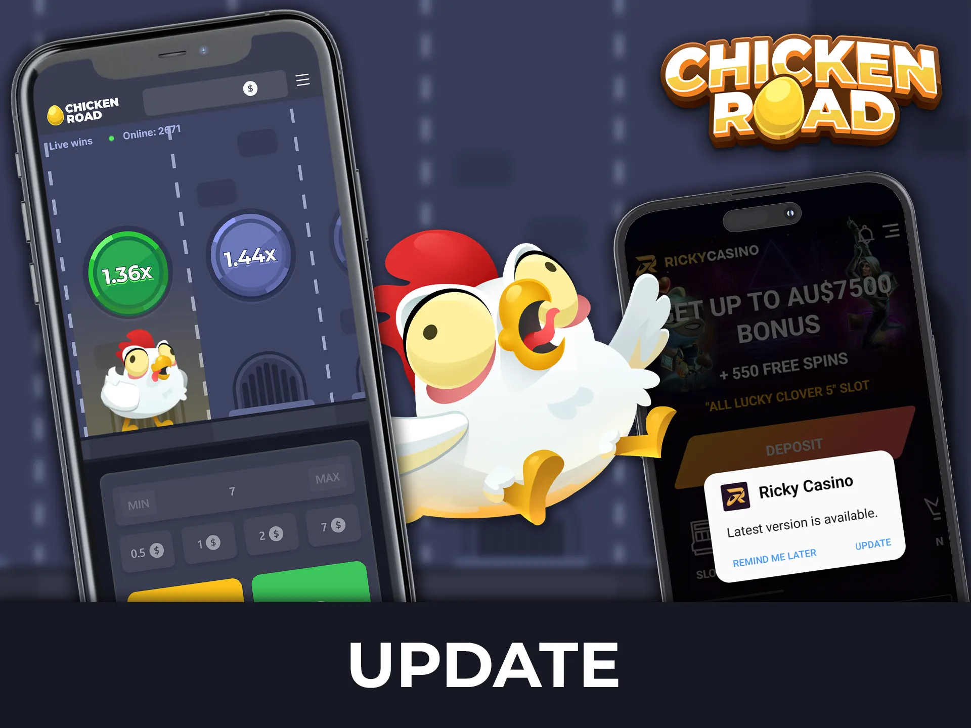 Make sure your Chicken Road mobile app is updated to the latest version.