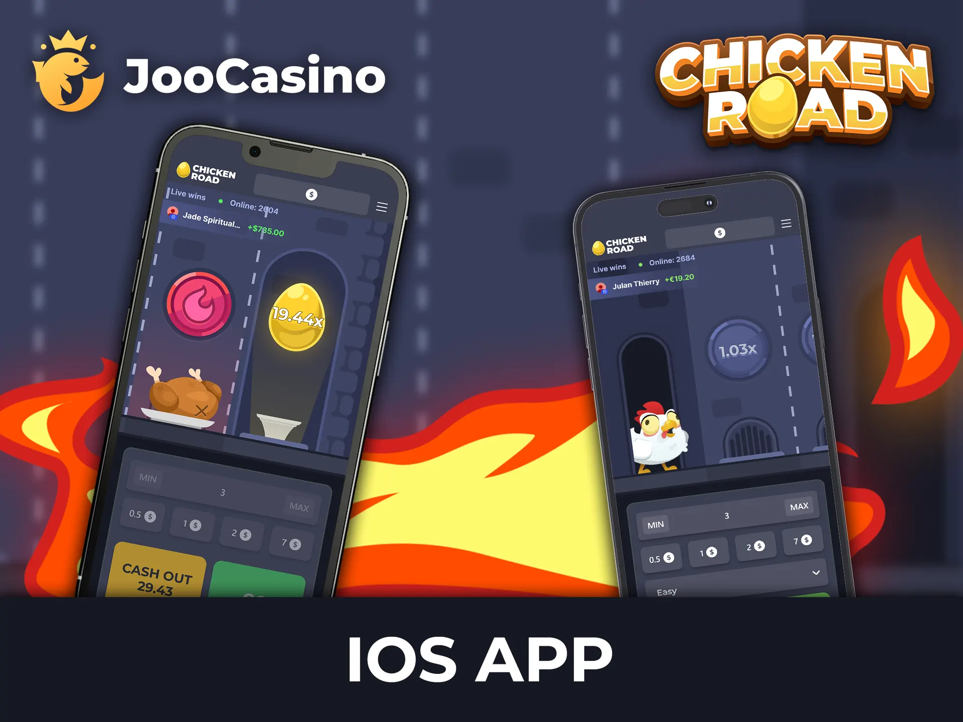 Find out how to install the Joo Casino Chicken Road app on iOS devices.