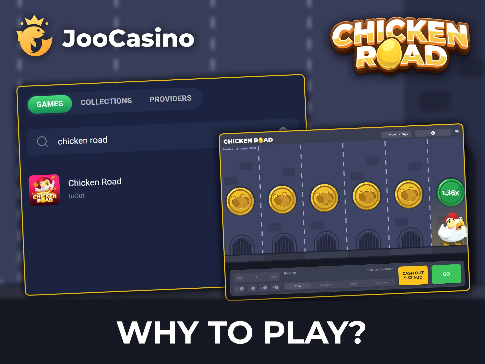 Play Chicken Road on the official Joo Casino platform.