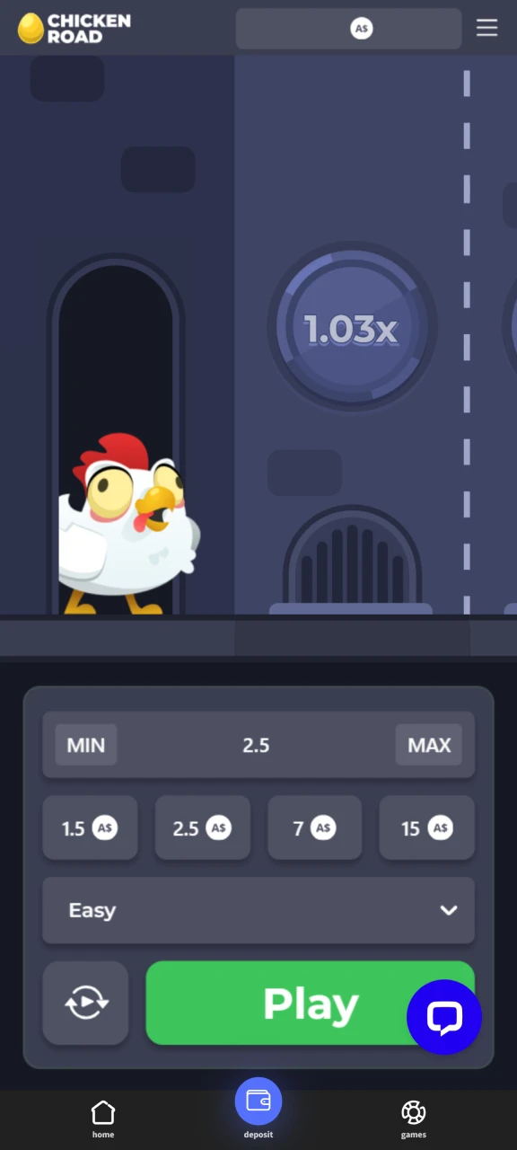 Find Chicken Road at Mirax Casino and start playing.