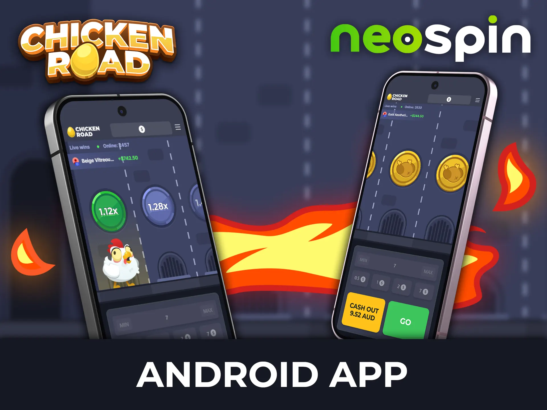 Follow these step-by-step instructions to download the Neospin APK file for Android and enjoy playing Chicken Road.