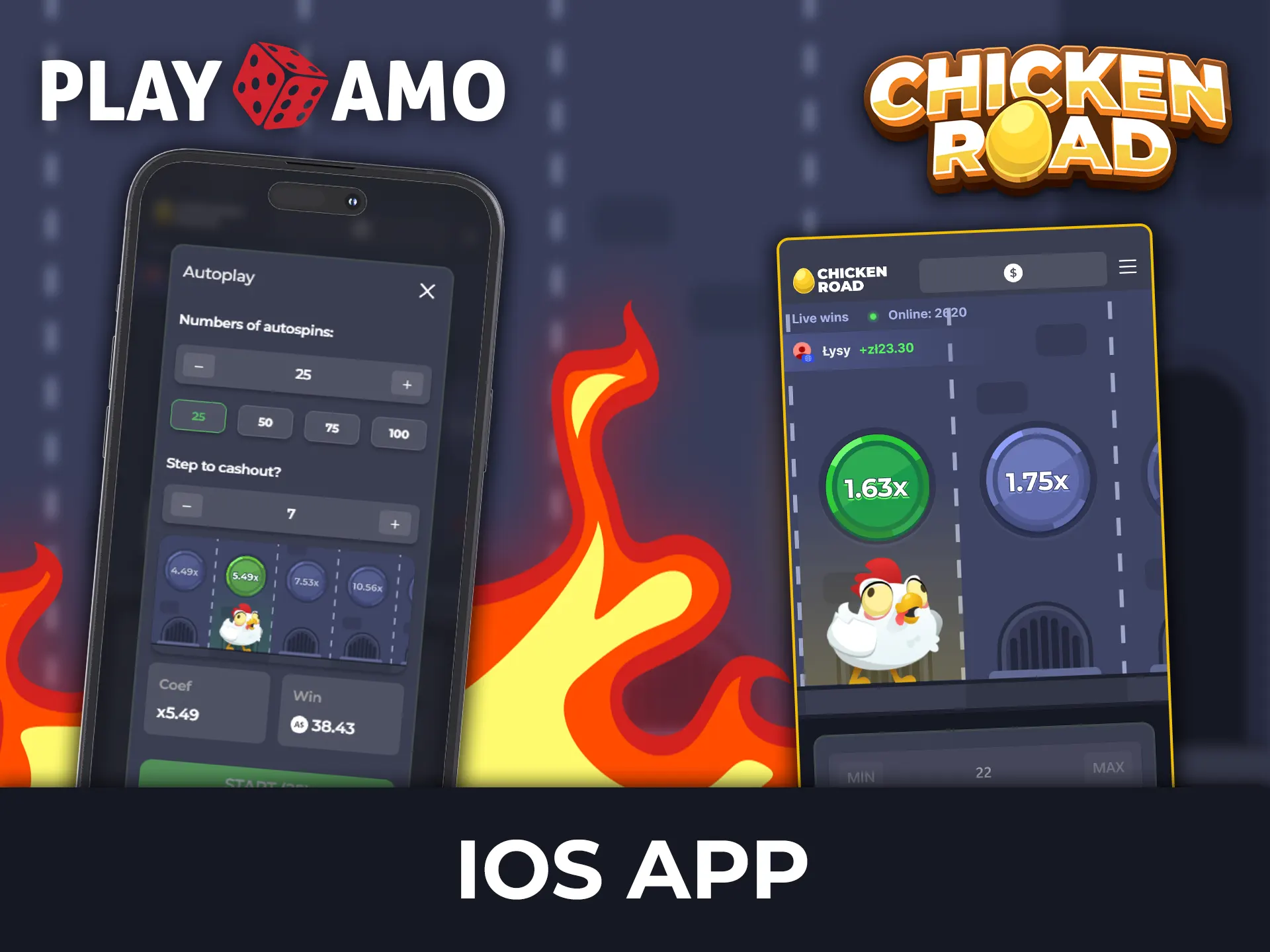 Find out how to install the Playamo Chicken Road app on iOS devices.