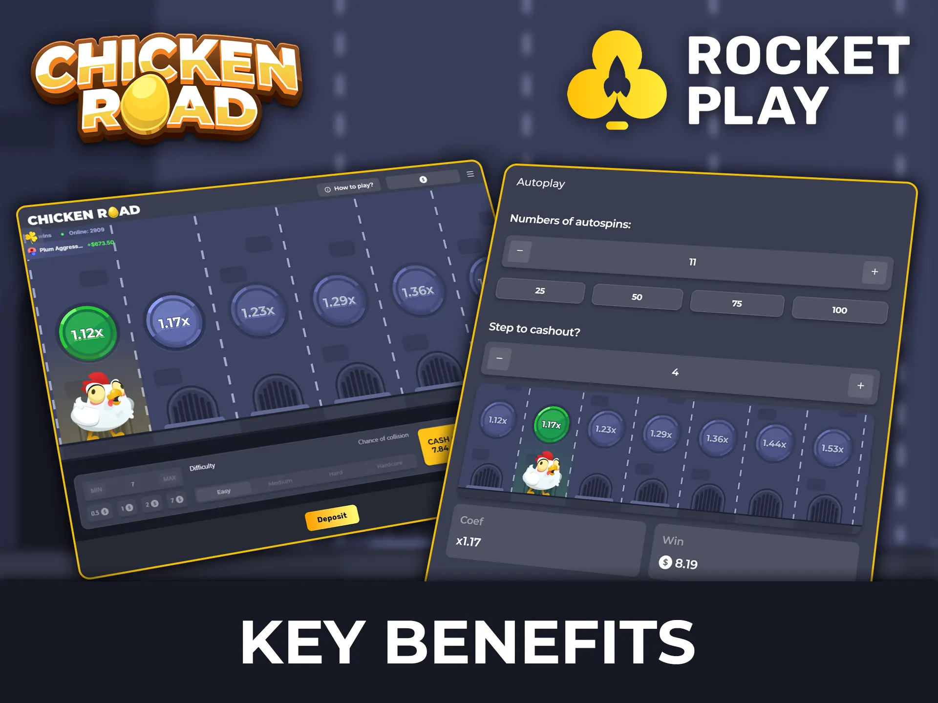 Find out why Rocket Play is the best place to play Chicken Road in Australia.