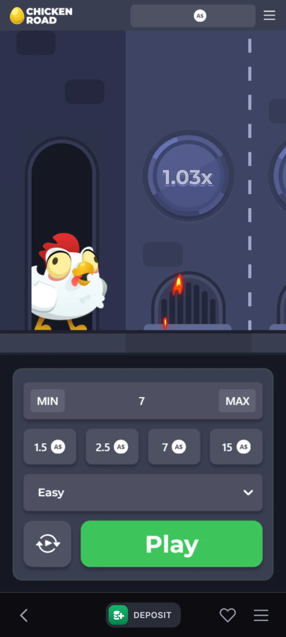 Enjoy playing Chicken Road on the Skycrown platform.